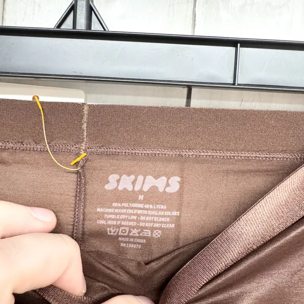 Skims‎ Shapewear Women Medium Brown Metallic Shapewear Shorts Slimming Intimates - Image 5