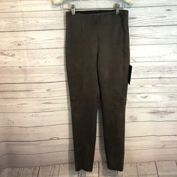 NWT Zara Suede Brown Skinny Pant - Image 2