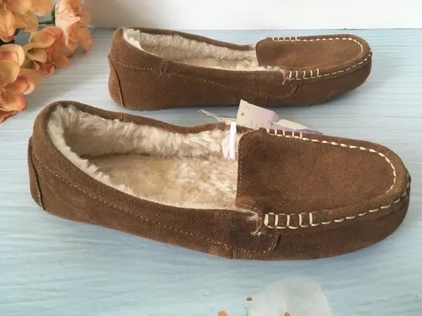 Moccasin Slippers, Size 7 - Image 2