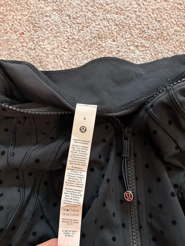 lululemon polka dot cropped define jacket - Image 3