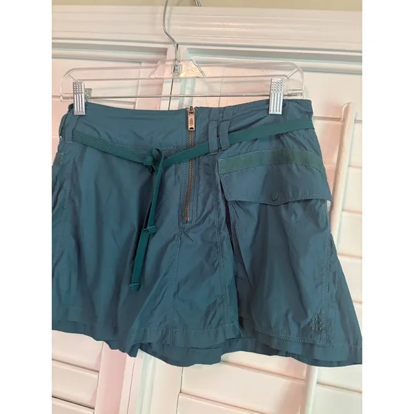 Free People Teal Skort Size Small‎ Blue - Image 3