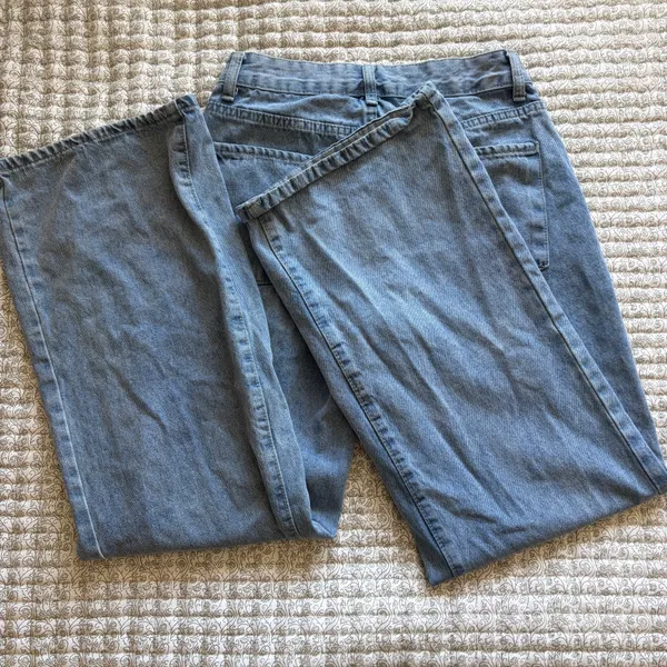 SHEIN light was wide leg high waisted jeans - Image 4