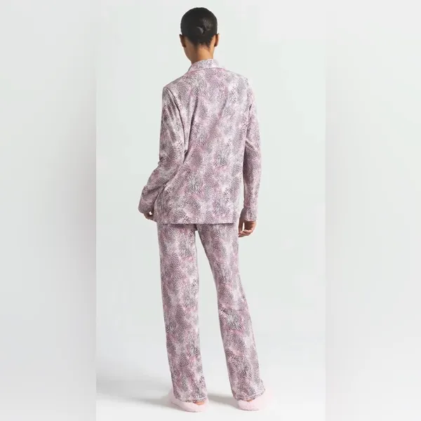 Skims NWT Long Sleep Pajamas SET Bloom Mini Multi Animal Size XS - Image 2