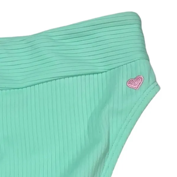 NWT Stoney Clover X Target Mint‎ Green Ribbed High Waist High Leg Bikini Bottoms - Image 3