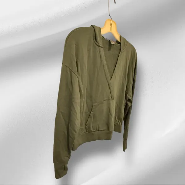 Sweaty‎ Betty Green Pullover Hoody Shirt - Image 3