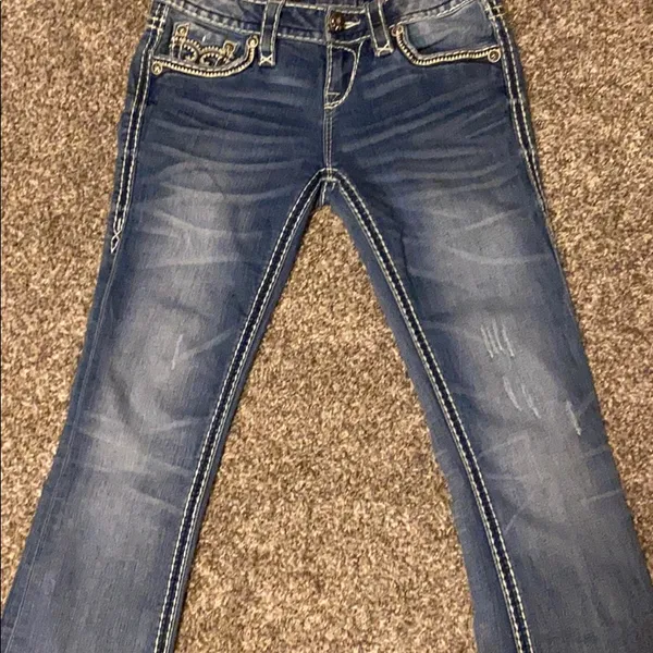 Rock Revival Low Rise Jeans New Without Tags Medium Wash - Image 6