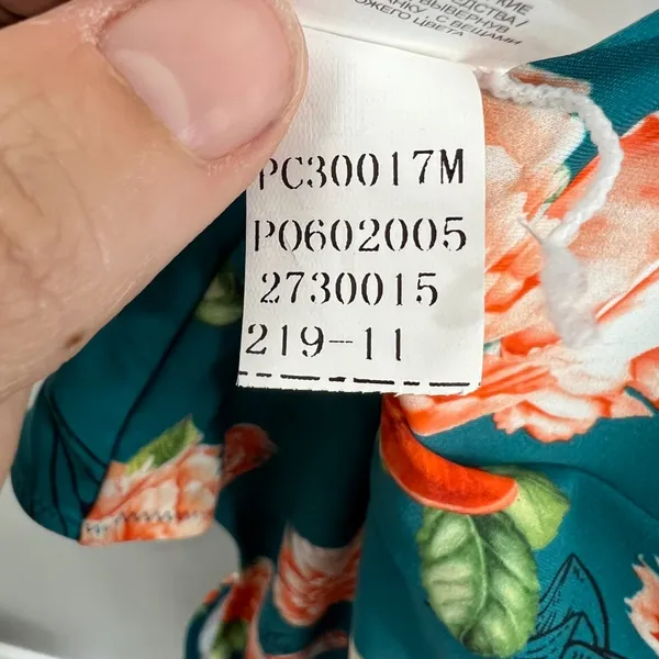 Cupshe NEW 0X Green Floral Moulded One Piece Swimsuit - Image 11