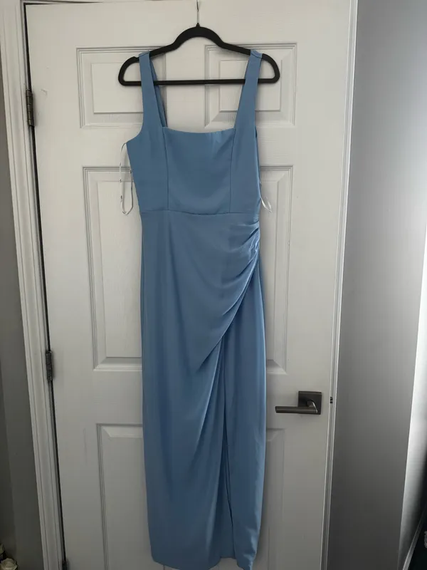 Lulus Maxi Dress Blue - Image 3