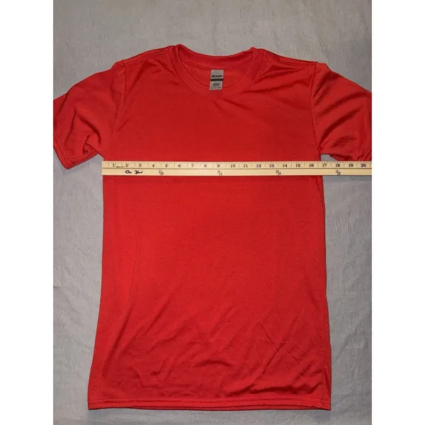 Gildan Ladies Red Shirt - Image 4
