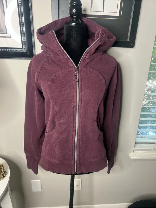 Lululemon scuba‎ full zip hoodie vintage plum 8 - Image 10