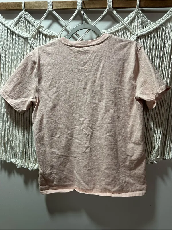 Carhartt Women's Short-Sleeve Pocket Tee in Blush Pink - Image 5