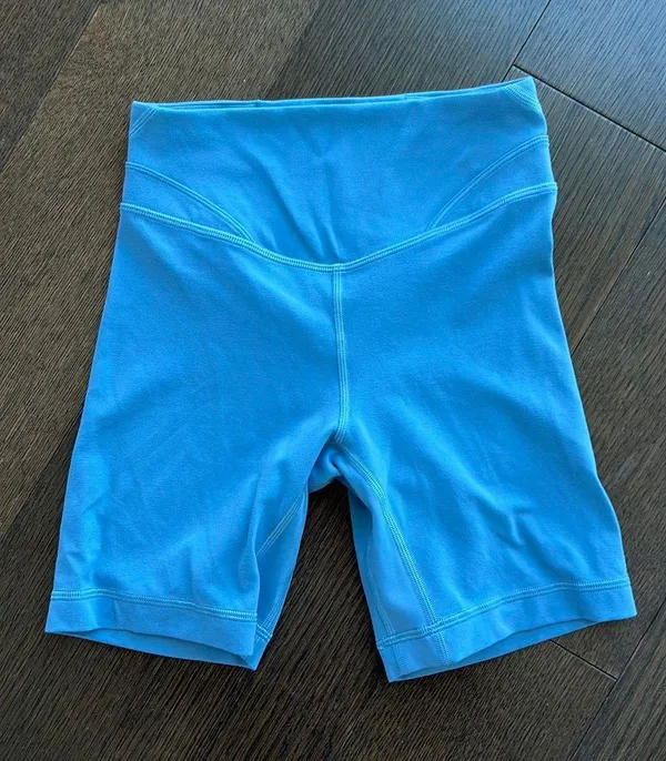Lululemon utility blue align shorts 6” - Image 3