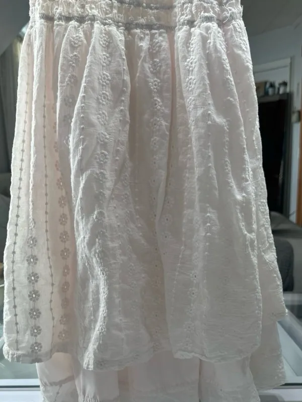 White floral dress (Ready To Ship) - Image 5