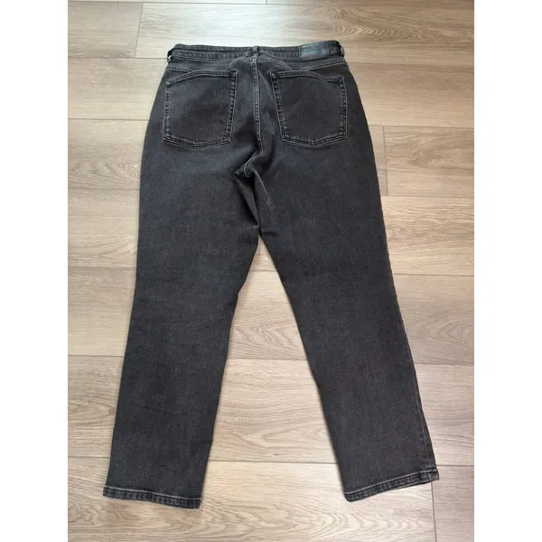 Everlane The Curvy Cheeky Jean 32 Ankle Washed Charcoal Stretch Comfort Cotton - Image 3