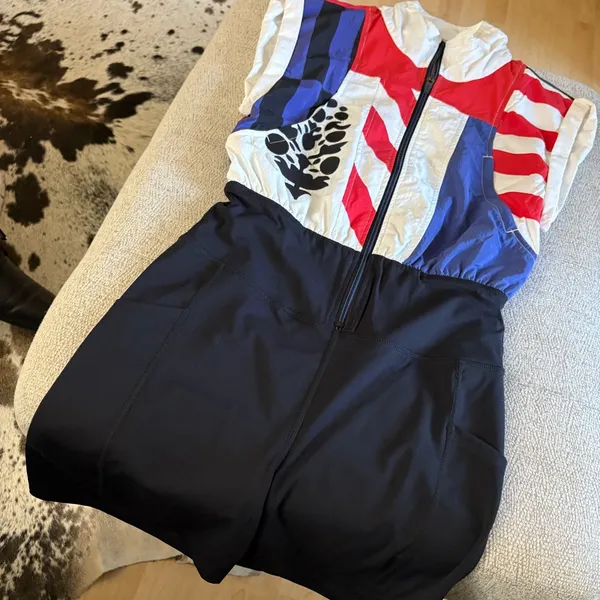 FP MOVEMENT Race To The Top Onesie Patriotic Romper Size‎ Small NWOT - Image 3
