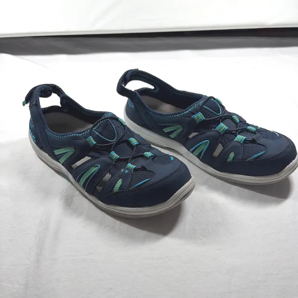 Ryka Hula Sport Women's 6.5 Navy Beach Fisherman Walking Sandals Water Shoes - Image 9