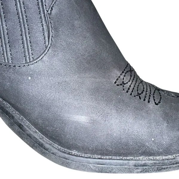 BLOWFISH‎ MALIBU Black Vegan Suede Low Block Heel Ankle Coastal Cowgirl Boot - 9 - Image 10