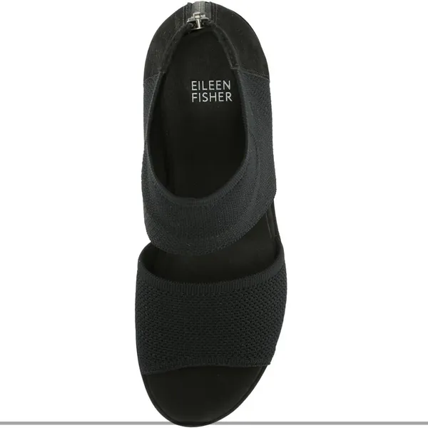 *New* Eileen Fisher Women'S Leto Wedge Sandal,‎ Black, 5.5 B101 - Image 7