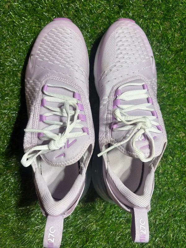 Nike Air Max 270 pink, silver and clear women’s 8.5 - Image 8