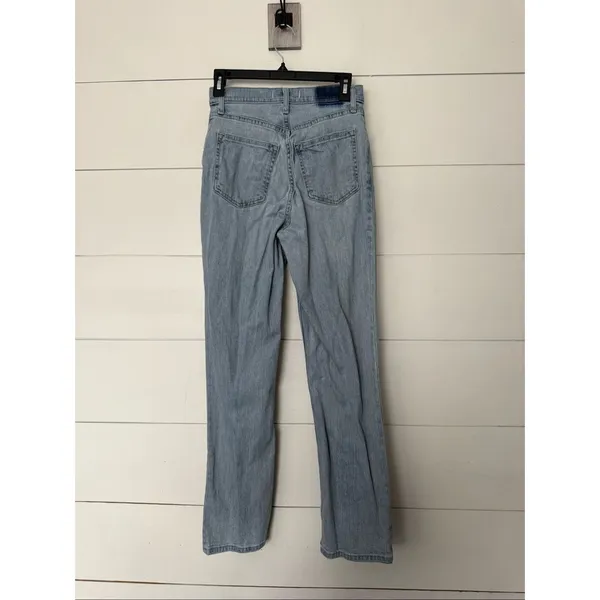 Abercrombie & Fitch Women’s 26 Light Wash the 90s Straight High Rise Curve Love - Image 3