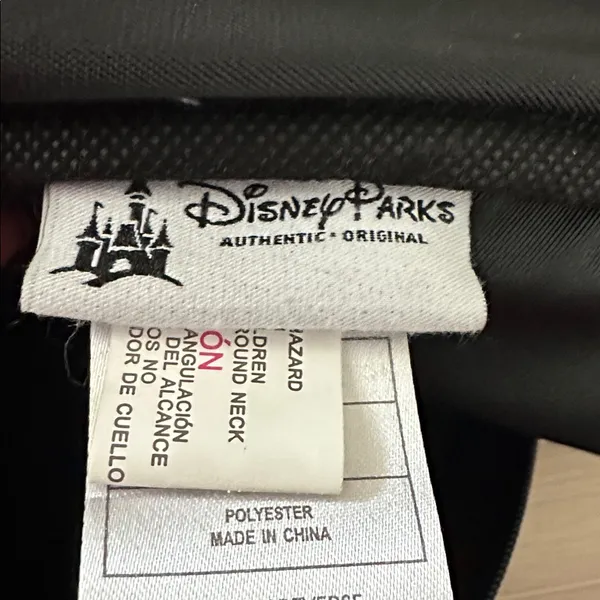 Disney Black Duffel Bag with Red and Yellow Accents - Image 7
