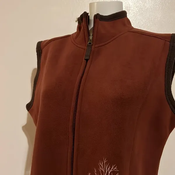 Artisan fleecy vest with 2 double pockets - Image 3