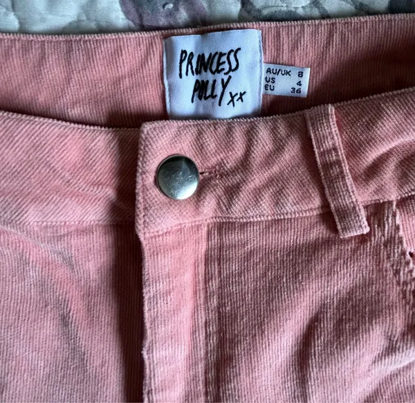 Princess Polly Pink Corduroy Pants - Image 2
