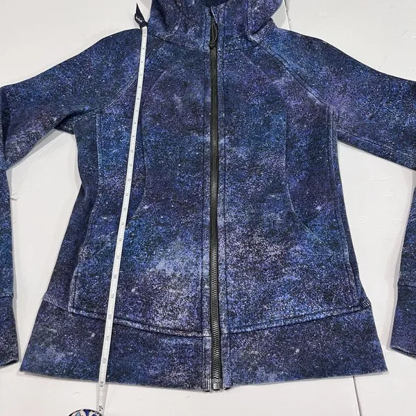 Lululemon Scuba Hoodie Sweatshirt Fleece Polar Lights Blue‎ Size 4 - Image 13