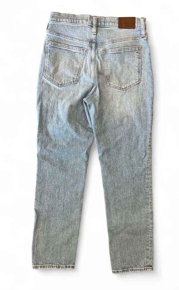 Madewell The Perfect Vintage Jeans Straight High-Rise Leg 27 - Image 5