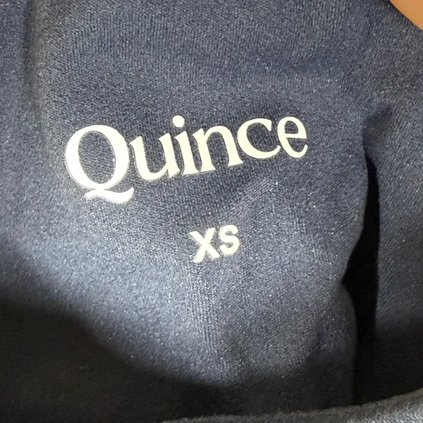 Quince Ultra-Form High-Neck Cropped Tank Deep Navy XS Activewear LB53225-ATG001 - Image 2