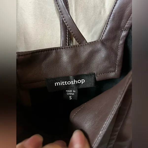 Mittoshop leather dress - Image 4