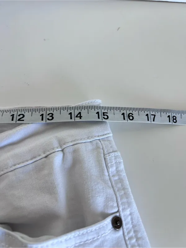 KanCan Women's White Bootcut High Rise‎ Denim Pants Stretch 5 Pocket Zipper fly - Image 5