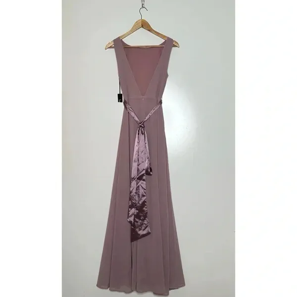 Lulus NWT That Special Something Mauve Maxi Dress Size Small - Image 7