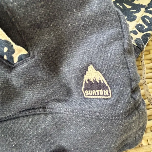 Burton Floral Funnel‎ Neck Sweatshirt medium winter snowboard ski layered - Image 7