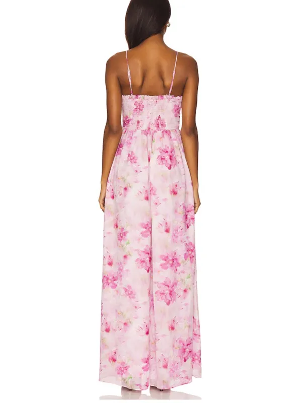 REVOLVE Pink Floral Maxi Dress - Image 2