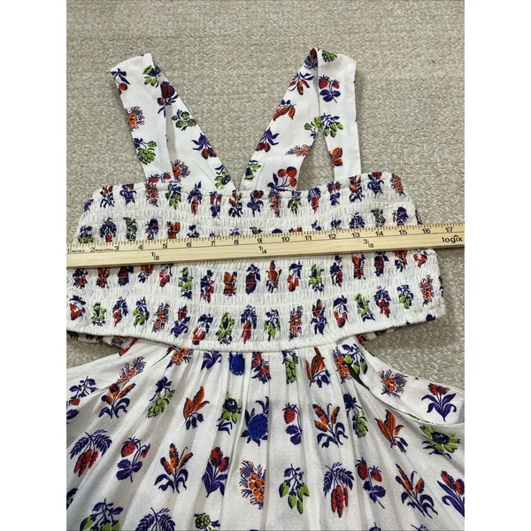 Anthropologie The Piper Bandeau Cutout Mini Dress Floral Size L - Image 12