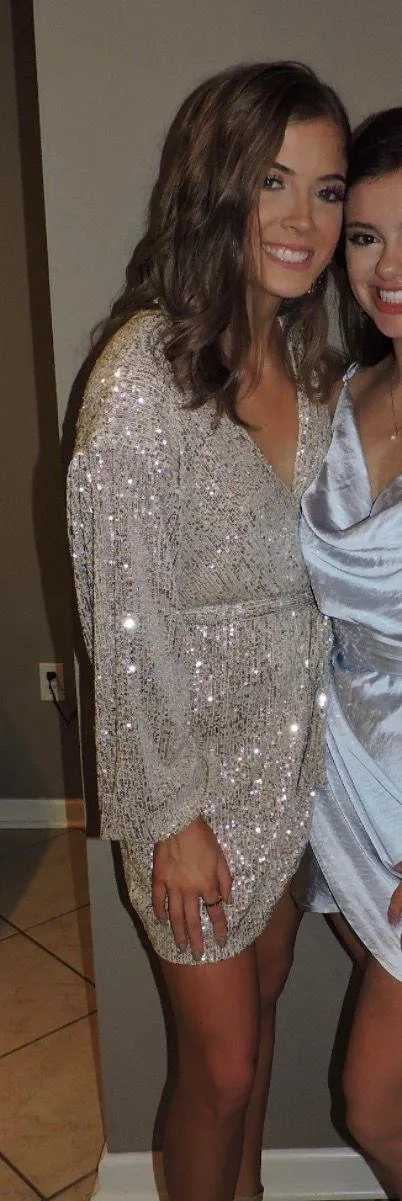 Oh Polly Mini Sequin Dress - Image 2