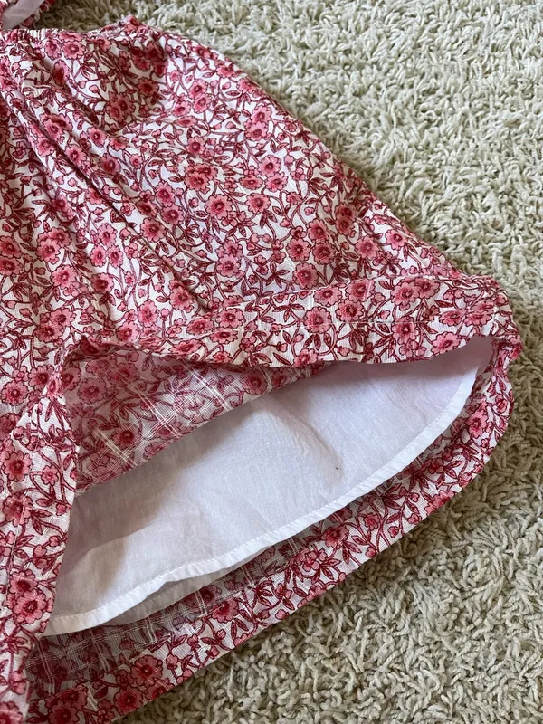 American Eagle Floral Cut Out Romper  - Image 5