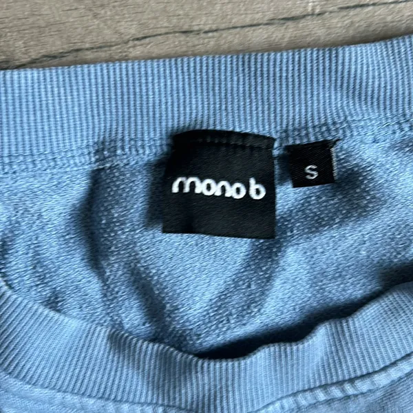 Mono b crop sweatshirt Blue - Image 3