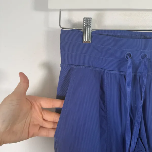 Lululemon Dance Studio‎ Mid Rise Jogger Pants Full Length Psychic Blue Travel 2 - Image 4