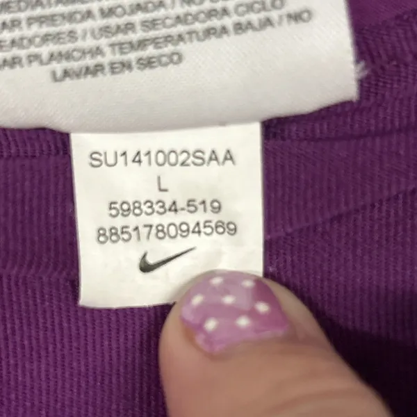 Nike Court Skirt Womens Large Purple Tennis Pickleball Mini Skort Lined Golf - Image 5
