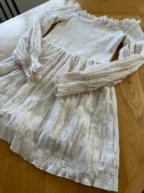 Blush Boutique Cream Dress White Size L - Image 2