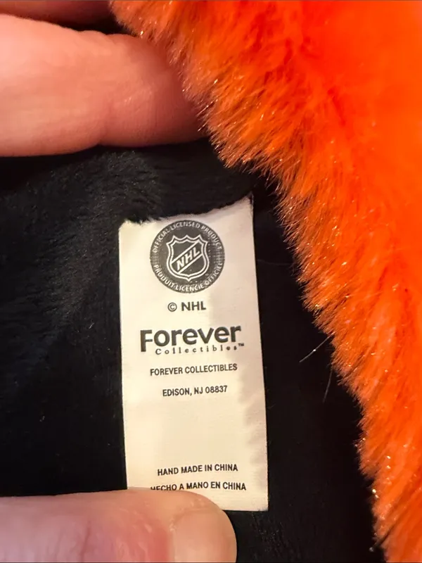 Philadelphia Flyers Black & Orange Pom Pom Winter Hat NWT - C8-114 - Image 3