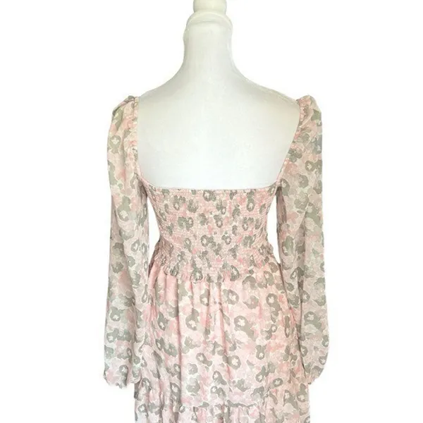 Wilfred x Aritzia -Tempest Smocked Mini Dress Sz M - Image 8