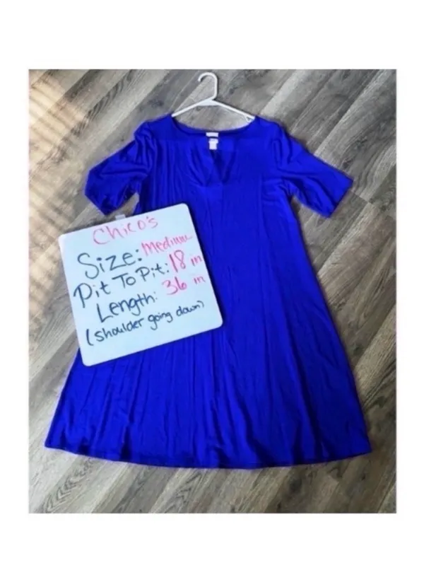 Blue Dress Chico's Women’s - Image 6