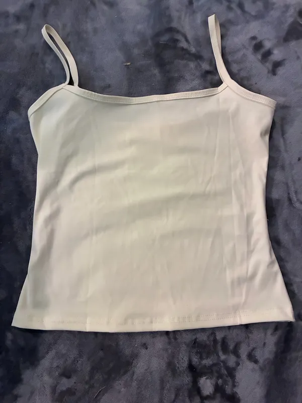 XLLAIS Sexy Backless Women Tank Top, Elastic Casual Spaghetti Strap Camisole Summer - Image 2