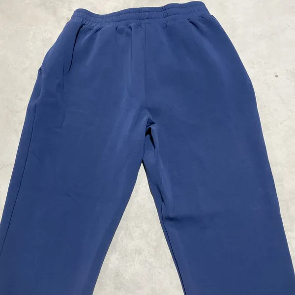 NOBULL Unisex SZ L Navy Jogger Pants Athletic Drawstring Stretch Gym Workout - Image 7