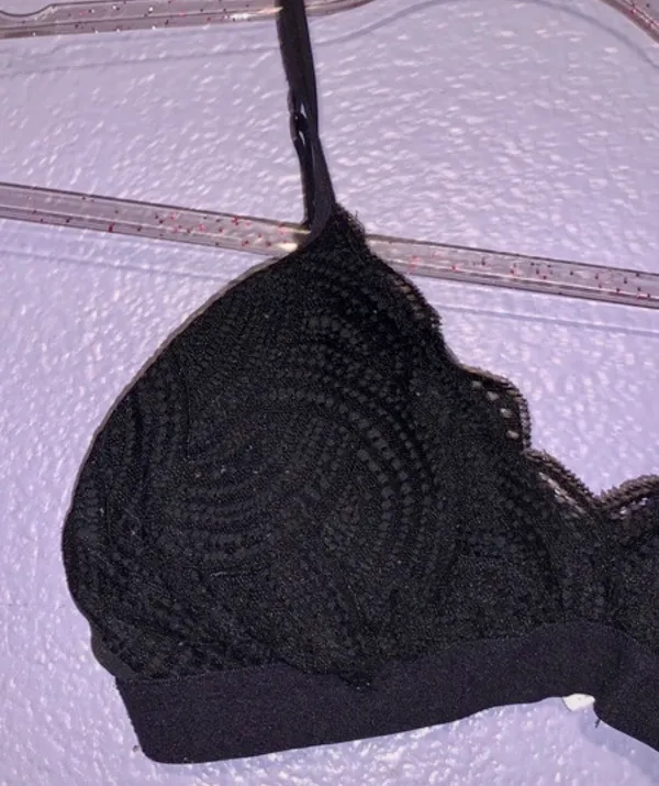 Nine West black woman’s small lace wireless bra - Image 2