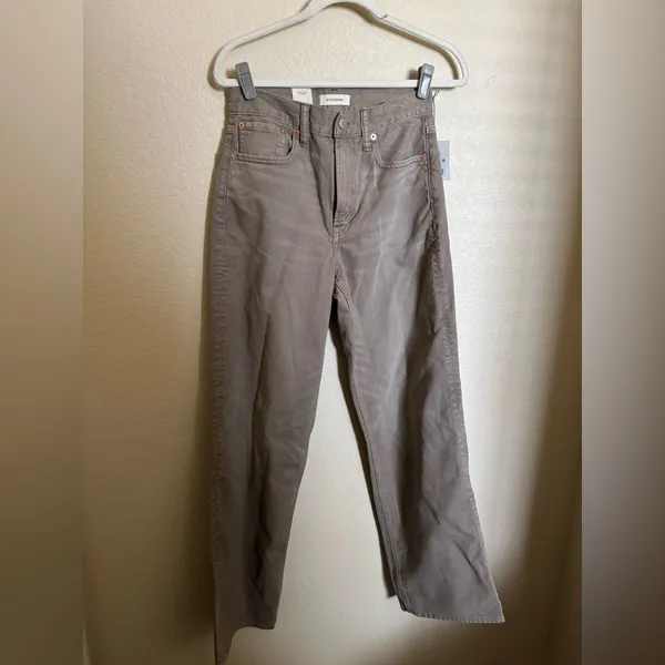 American Eagle‎ AE77 Stovepipe Jeans Size 2 Taupe NEW - Image 4
