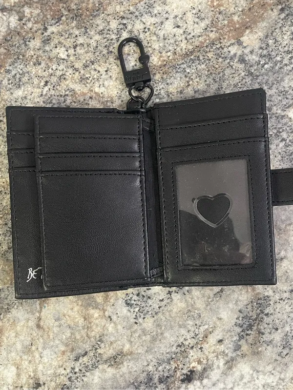 Betsey Johnson Luv Betsey Xoleah Black Card Case Wallet - Image 6